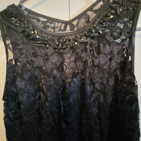 Black knee length dress - Picture 2 of 2